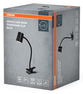 Osram - Настолна лампа с щипка DESK LINE 1xGU10/9W/230V черна