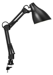 Osram - Настолна лампа с щипка DESK LINE 1xE27/11W/230V черна
