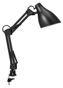 Osram - Настолна лампа с щипка DESK LINE 1xE27/11W/230V черна