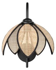Osram - Стенна лампа DECOR RATTAN 1xE27/15W/230V бежова/черна