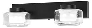 Osram - LED стенно осветително тяло за баня ORBIS FLAME 2xLED/5,5W/230V IP44 черно