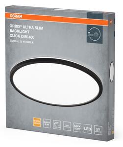 Osram - димируемо LED таванно осветително тяло ORBIS ULTRA SLIM LED/22W/230V Ø 40 см черно