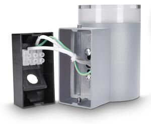 Brilagi - LED RGBW външно стенно осветително тяло MATERA 1xGU10/4,8W/230V сиво IP54