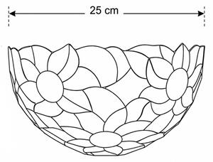 Brilagi - Тифани витражен аплик SUNFLOWER 1xE14/40W/230V