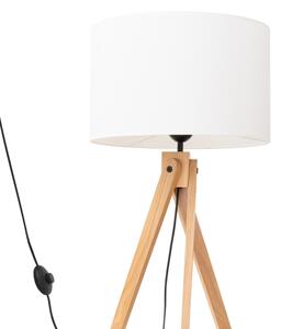 Sollux SL.1908 - Подова лампа NATT 1xE27/15W/230V бяла