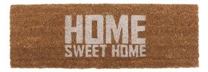 Изтривалка за врата с бял надпис Home Sweet Coir, 75 x 26 cm Home Sweet Home - PT LIVING