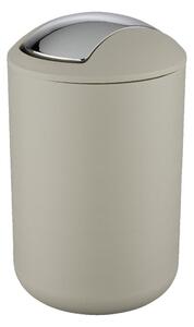 Кафяво-сиво пластмасово кошче за боклук 6,5 l Brasil – Wenko