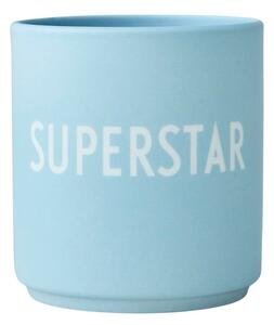 Синя порцеланова чаша , 300 ml Superstar - Design Letters