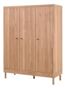 Детски гардероб от масивен дъб в естествен цвят 146x190x55 cm Forrest – Vipack
