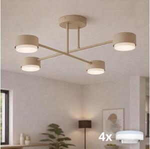 BRILAGI - LED плафониера MONO 4xGX53/30W/230V бежова