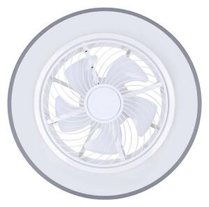 Brilagi - LED осветително тяло с вентилатор и регулиране на яркостта, 38W/230V, Ø 50 см, сиво + дистанционно управление