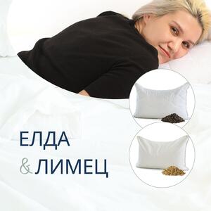 ПАКЕТ ВЪЗГЛАВНИЦИ С ПЪЛНЕЖ ОТ ЕЛДА И ЛИМЕЦ