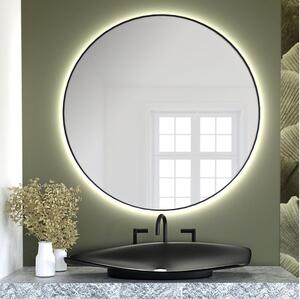 Baltica Design - LED огледало с подсветка BRIGHT 15W/230V 4500K Ø 60 см IP65 черно