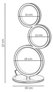 ONLI - LED настолна лампа RINGS LED/17W/230V 4000K 37 см черна