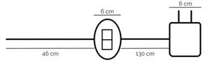 ONLI - LED настолна лампа RINGS LED/17W/230V 4000K 37 см черна