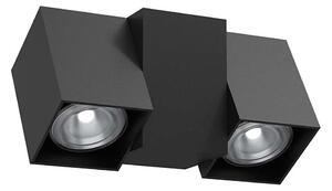 Brosline 2294 - Стенно точково осветително тяло CUBE 2xGU10/10W/230V черно
