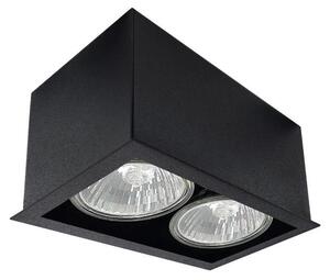 Brosline 1080 - Точково осветително тяло CAGE 2xGU10/10W/230V черно