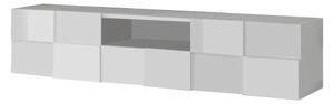 Телевизионен шкаф SERIAN 184 x 42 x 42 см, бял