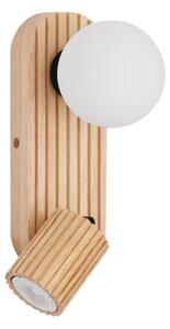 Brilagi - Дървено стенно спот осветително тяло MODERN WOOD 1xG9/5W/230V+1xGU10/8W