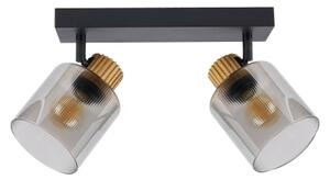 Brilagi - Точково осветително тяло HYGGE 2xE14/15W/230V черно/опушено