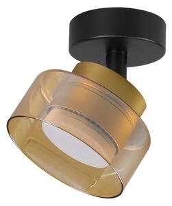 Brilagi - LED Точково осветително тяло AURA LUX 1xGX53/30W/230V Ø 13 см, черно/златно