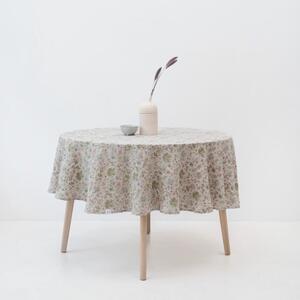 Ленена покривка за маса ø 150 cm Botany 2 Lightweight – Linen Tales