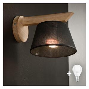 Brilagi - LED Аплик ANTHONY 1xE14/40W/230V дъб/черен