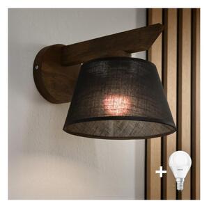 Brilagi - LED стенен аплик ANTHONY 1xE14/40W/230V дъб/черен