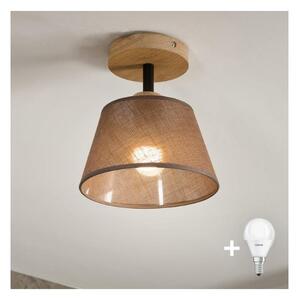 Brilagi - LED Полилей за повърхностен монтаж ANTHONY 1xE14/60W/230V дъб/кафяв