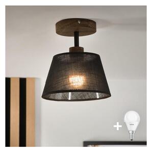 Brilagi - LED плафониера ANTHONY 1xE14/60W/230V дъб/черна