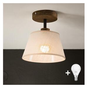 Brilagi - LED плафониера ANTHONY 1xE14/60W/230V дъб/орех/беж