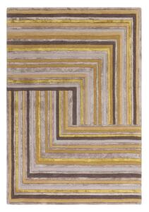 Жълт вълнен килим в цвят охра 120x170 cm Network Gold - Asiatic Carpets