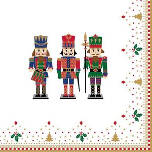 NUTCRACKERS САЛФЕТКИ 20 БР 33х33СМ