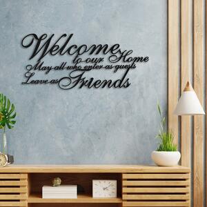 Метален Надпис Welcome Friends