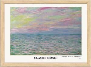 Плакат в рамка 45x35 cm Claude Monet - Wallity