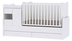 LORELLI Classic Трансформиращо се легло-люлка 190/72 см. MINI MAX БЯЛ