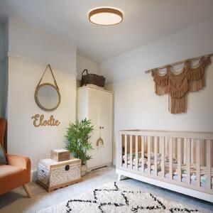 OSRAM LED таванна лампа ORBIS MATTEO на OSRAM, Ø 49 см, оранжева, с функция clickdim, Затъмняване, Оранжев, Дневна/трапезария, Метал, Модерен