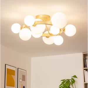 Brilagi - LED Полилей за повърхностен монтаж MILLA 10xG9/3W/230V златист/бял