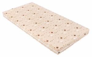 KIKKA BOO Матрак FANTASIA PLUS 60/120/6 см STARS BEIGE