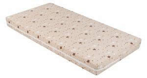KIKKA BOO Матрак SIESTA 60/120/10 см STARS BEIGE