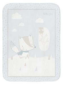 KIKKA BOO Меко зимно одеяло 80/110 см. LITTLE FOX СИНЬО