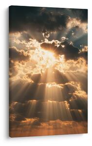 Картина на платно – Небесна светлина в облаците