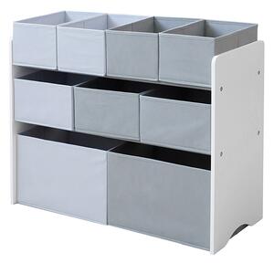 GINGER HOME Органайзер/етажерка 3 нива WHITE/GREY