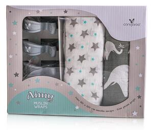 CANGAROO К-кт муселинови пелени 2бр 120х110 см AIMY