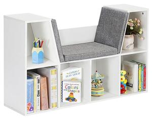 GINGER HOME Етажерка/библиотека/пейка 3в1 WHITE