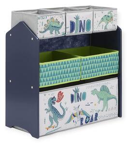 GINGER HOME Органайзер/етажерка 3 нива DINOSAUR