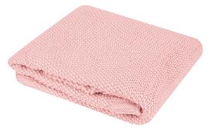 KIKKA BOO Плетено памучно одеяло DREAM BIG PINK