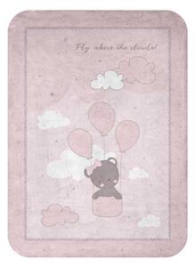 KIKKA BOO Меко зимно одеяло 80/110 см. DREAM BIG PINK