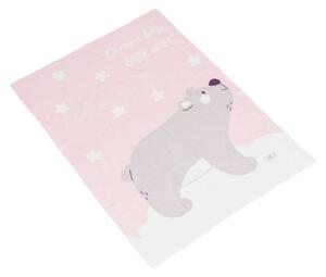 CANGAROO Одеяло 75/100 см. DREAMY BEAR РОЗОВО