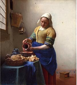 Живопис - репродукция 45x60 cm The Milkmaid, Jan Vermeer - Fedkolor